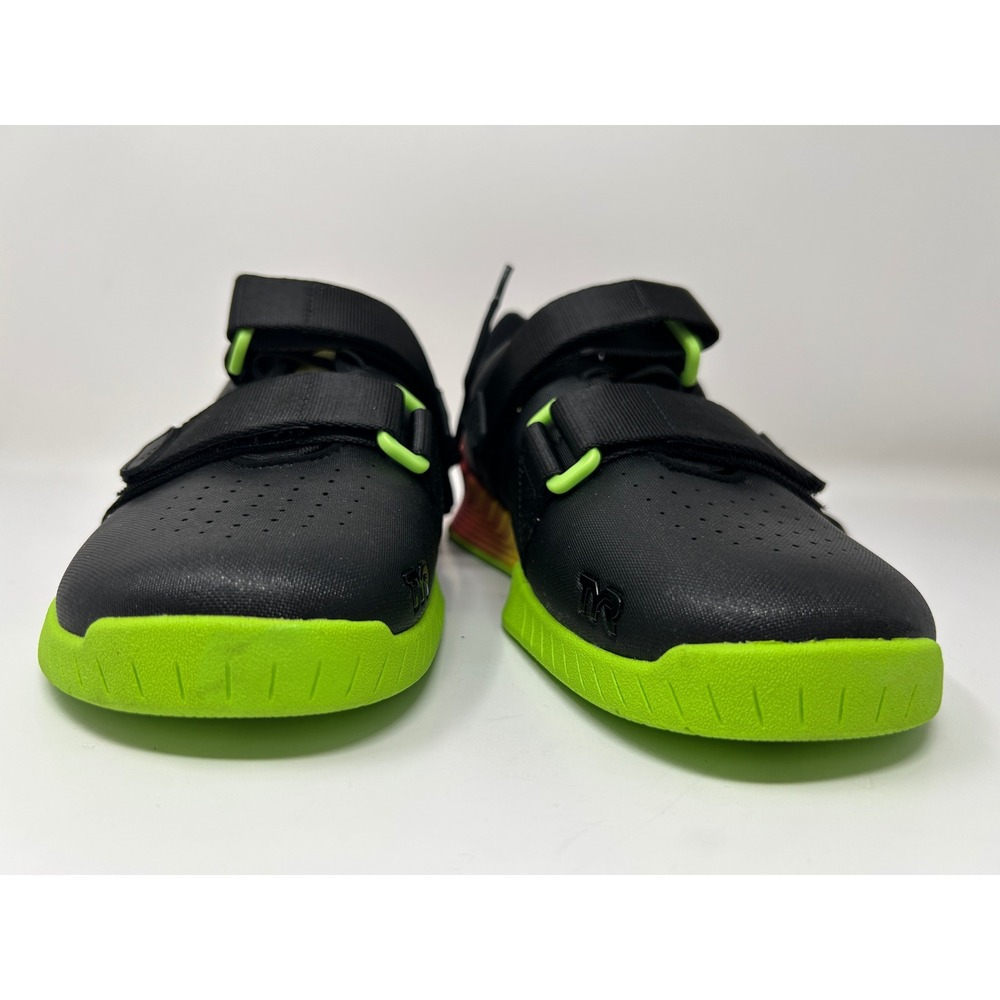 TYR L-1 Lifter Weightlifting Shoes Black Neon Green Red Gradient Mens Womens 8 - Picture 5 of 9